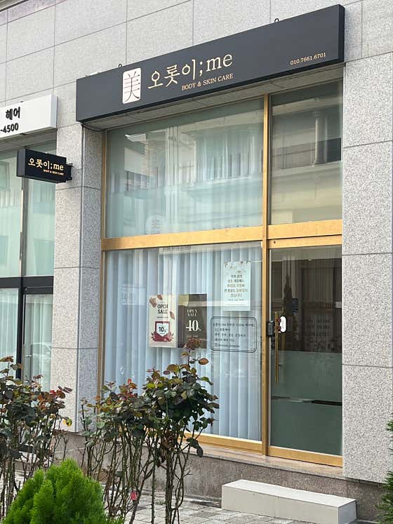 오롯이미 염색하다